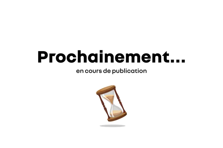 Image d'attente, en cours de publication