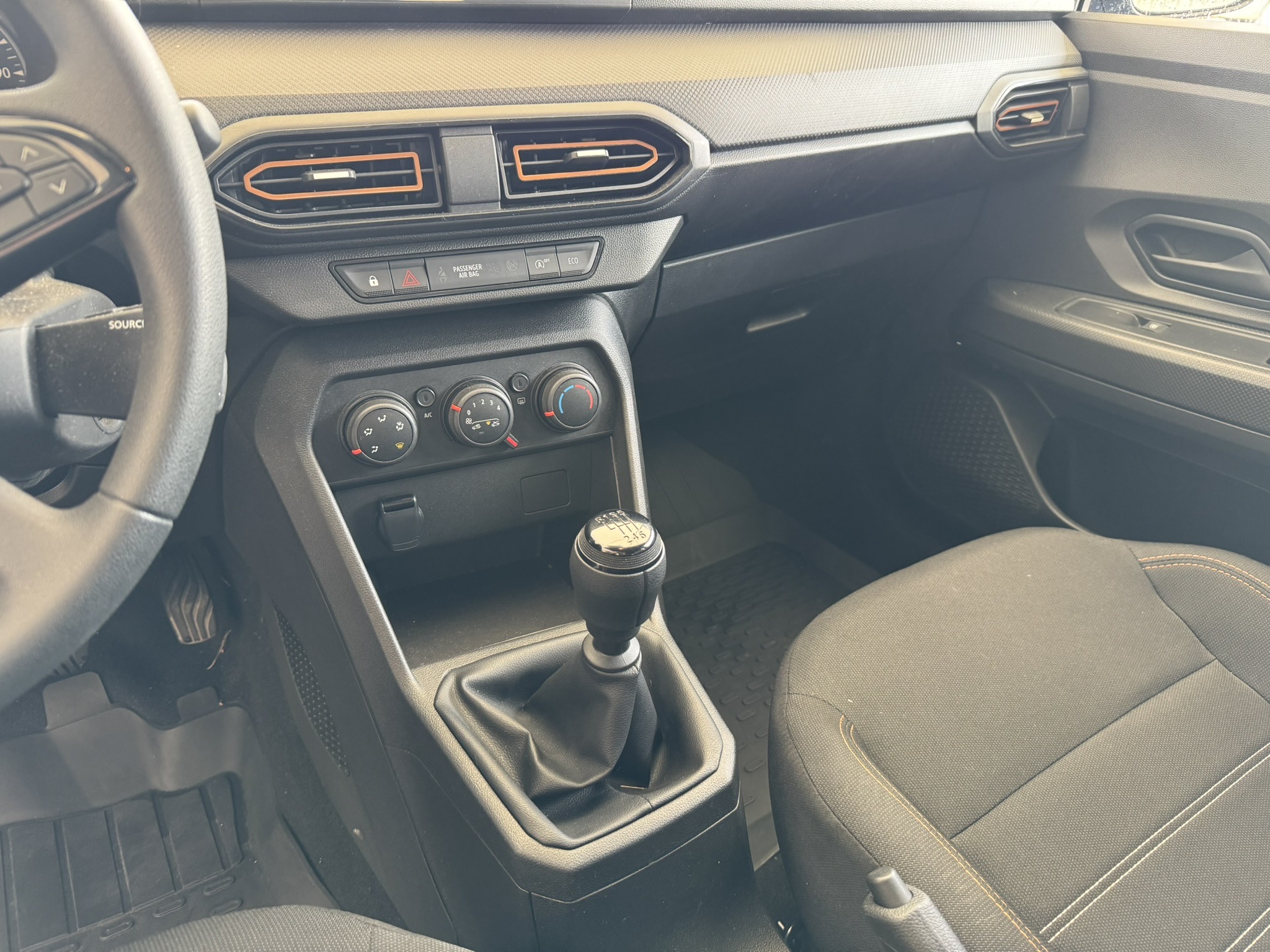 Pommeau de vitesse d'une Dacia Sandero Stepway 3