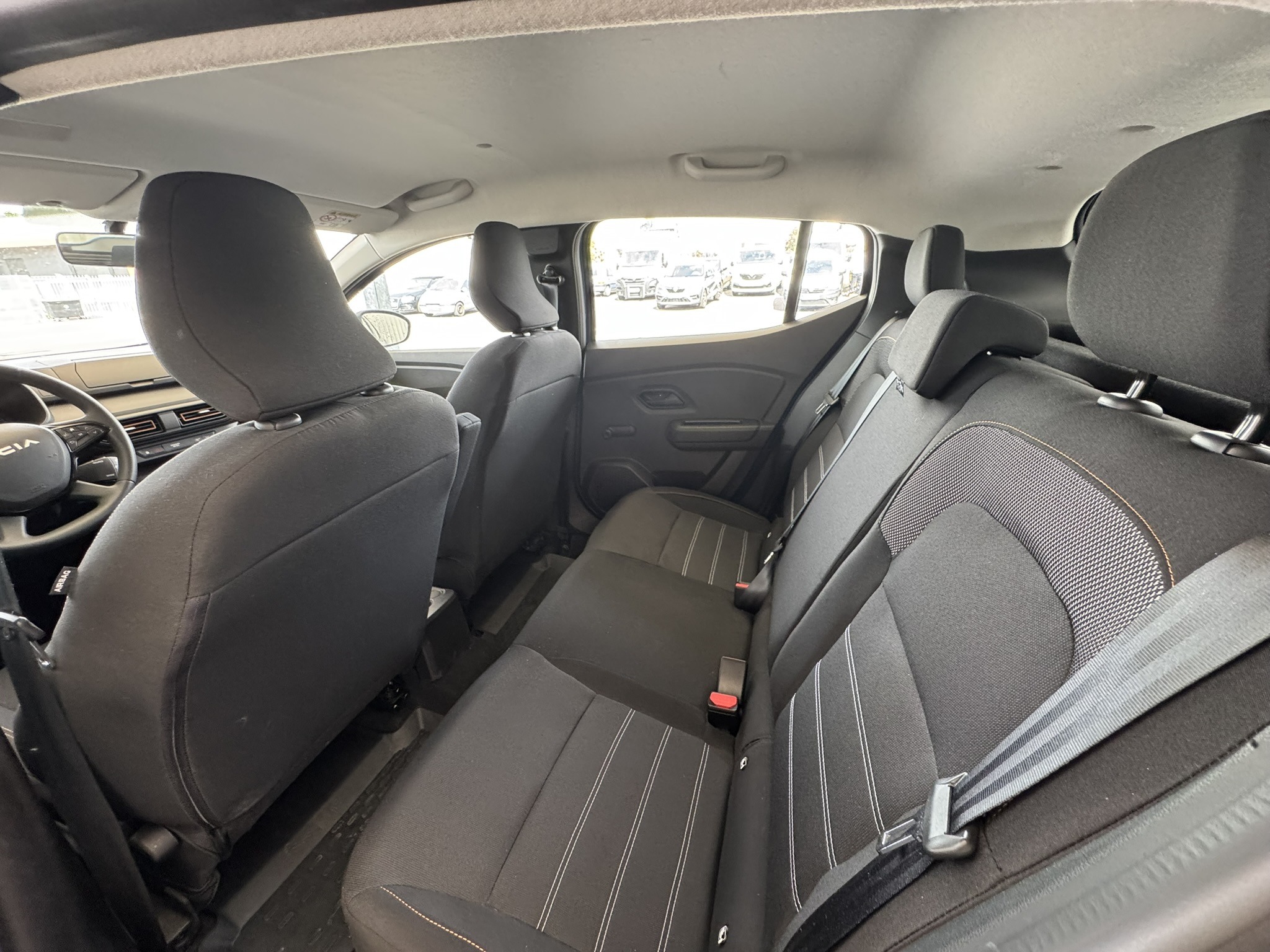 Places passager arrière gauche d'une Dacia Sandero Stepway 3