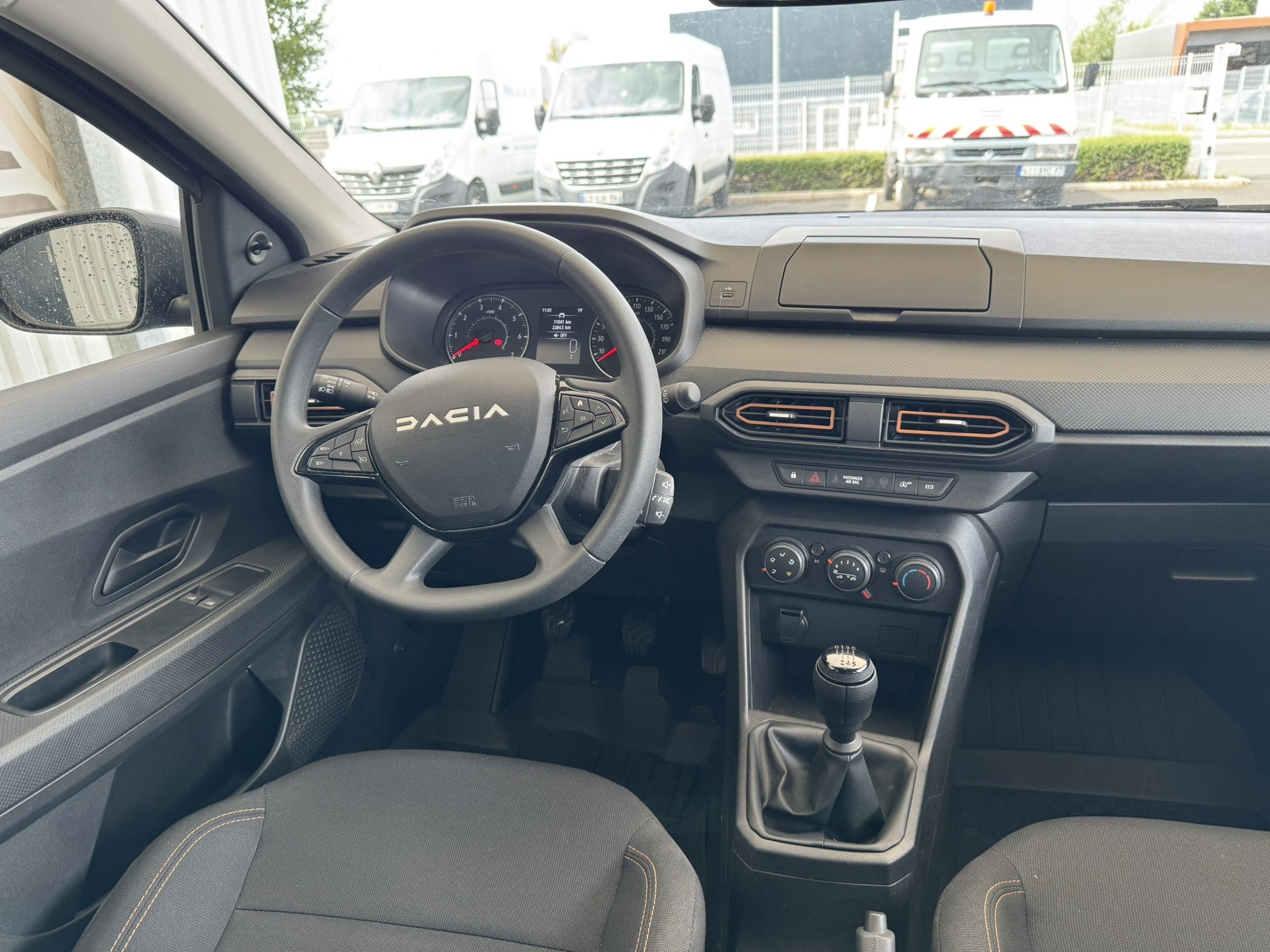 Tableau de bord d'une Dacia Sandero Stepway 3