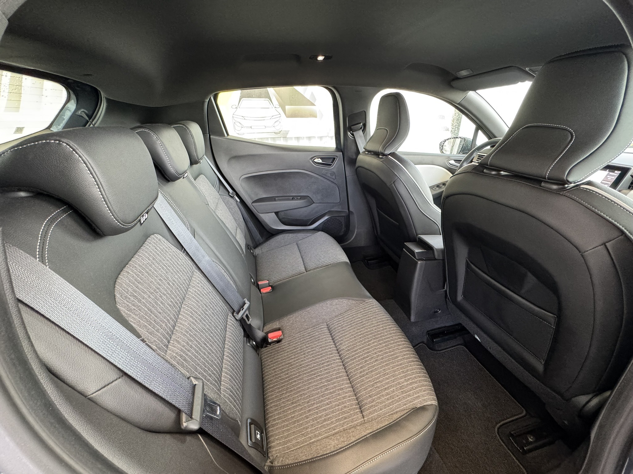Place arrière droit d'une Renault Clio 5