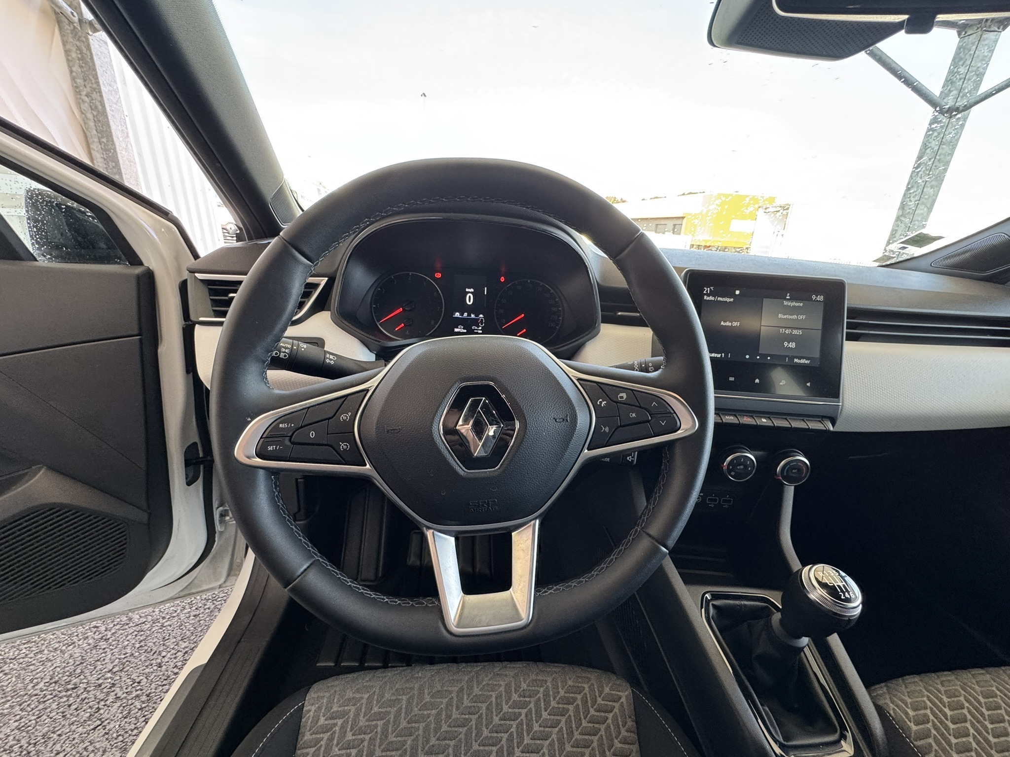 Volant d'une Renault Clio 5 limited