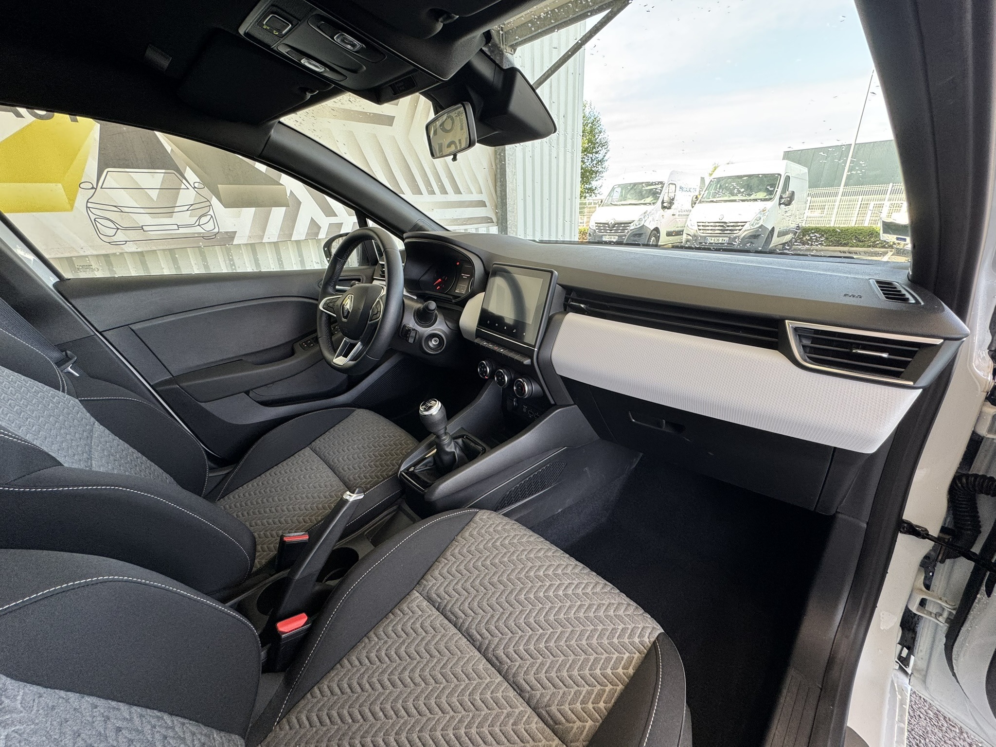 Place passager avant d'une Renault Clio 5 limited