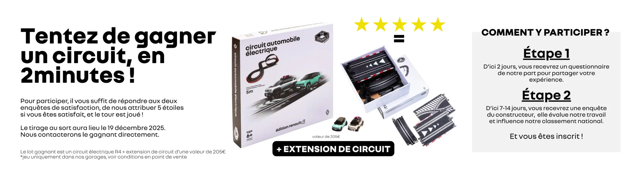 Jeu concours, tentez de gagner un circuit électrique édition R4